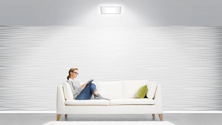 Tubo solar Solatube: Residential daylighting living room 1