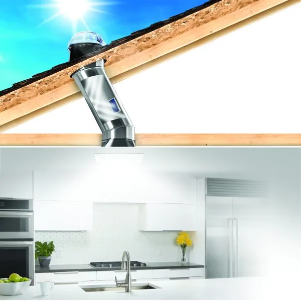 Tubo solar Solatube para iluminación natural en hogares